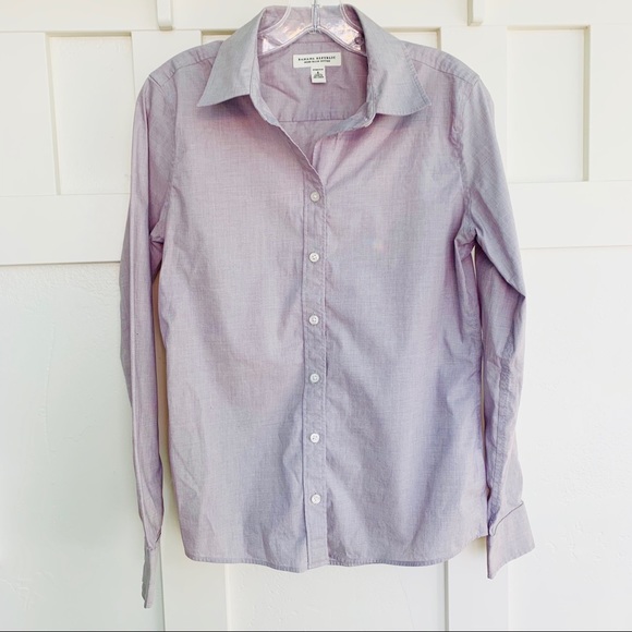 Banana Republic Tops - Banana Republic Lavender Fitted Button Down Shirt